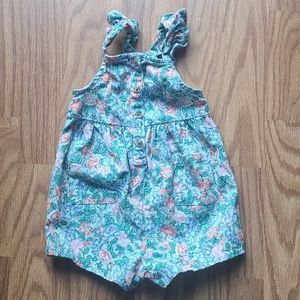 Old Navy overall shorts 12-18m
